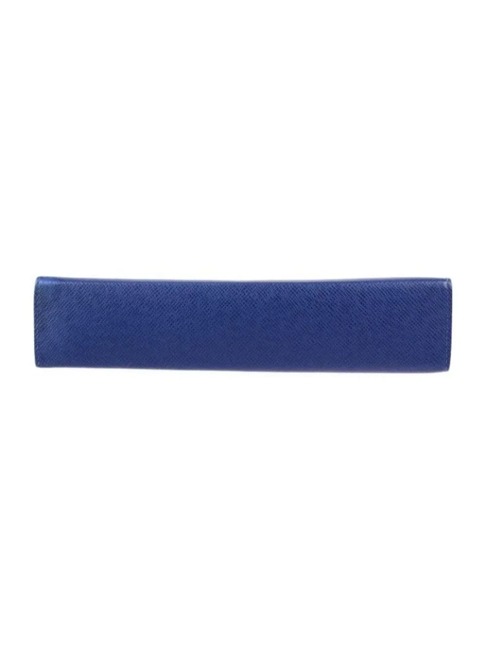 Louis Vuitton Pochette Voyage MM Second Bag Leather Cobalt Blue Silver